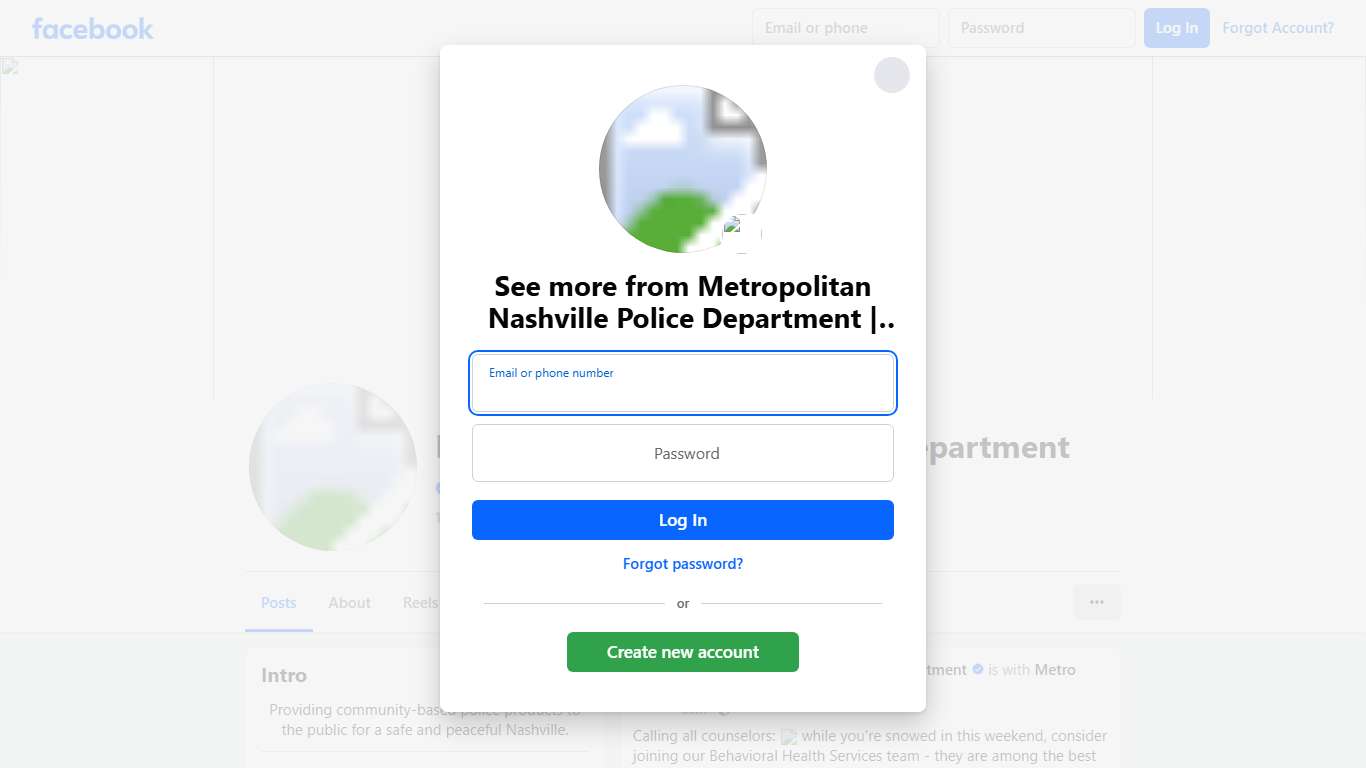Metropolitan Nashville Police Department Nashville TN Facebook